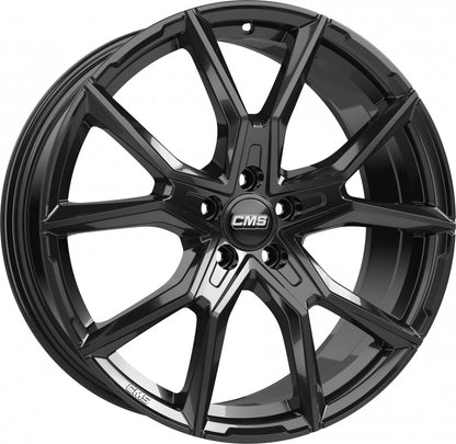 CMS C33 complete black gloss 9x20 ET37 - LK5/112 ML66.5