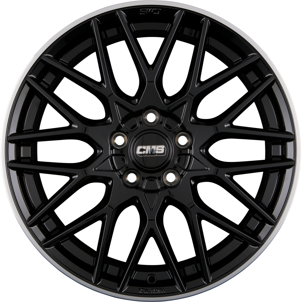 CMS C25 DRB Diamant Horn Schwarz Alufelge 8.5x19 Zoll ET40 LK 5x112 ML57.1