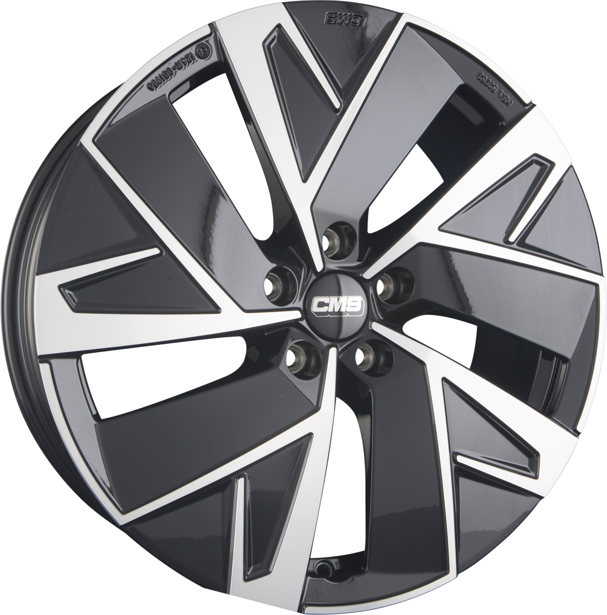 CMS C32 Aero DB Diamant Schwarz Glanz Alufelge 7.5x18 Zoll ET40 LK 5x114.3 ML60.1 – Bild 2