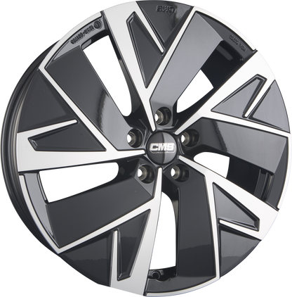 CMS C32 Aero DB Diamant Schwarz Glanz Alufelge 7.5x18 Zoll ET40 LK 5x114.3 ML60.1 – Bild 2