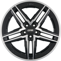 CMS C29 Aero DB Diamant Schwarz Glanz Alufelge 9.5x19 Zoll ET45 LK 5x114.3 ML64.2