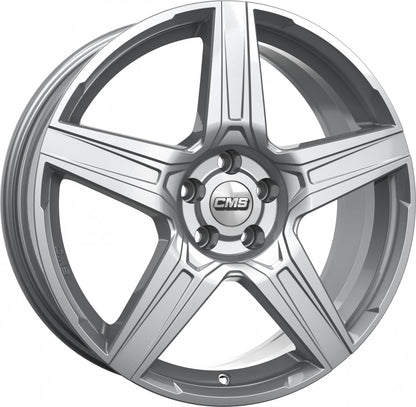 CMS C34 racing silver 7x17 ET51 - LK5/100 ML57.1
