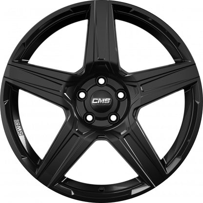 CMS C34 complete black gloss 7x17 ET51 - LK5/112 ML66.5