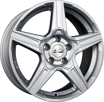 CMS C34 racing silver Alufelge 7x17 Zoll ET51 LK 5x112 ML66.5 – Bild 5
