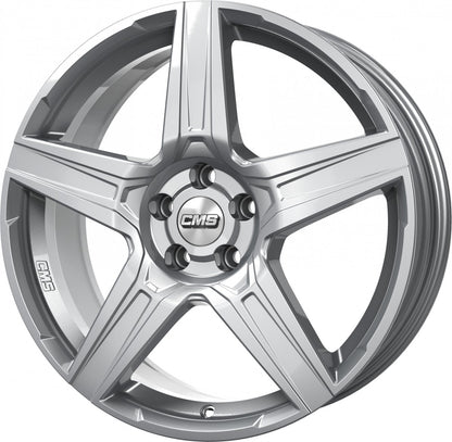 CMS C34 racing silver 7x17 ET51 - LK5/112 ML66.5