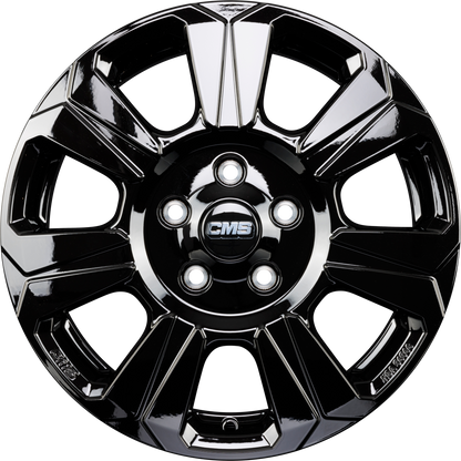 CMS C31 complete black gloss Alufelge 6.5x17 Zoll ET60 LK 5x130 ML89.1 – Bild 4