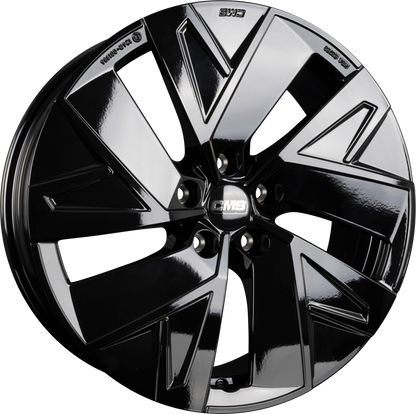 CMS C32-Aero complete black gloss Alufelge 7x18 Zoll ET47.5 LK 5x108 ML63.4 – Bild 5