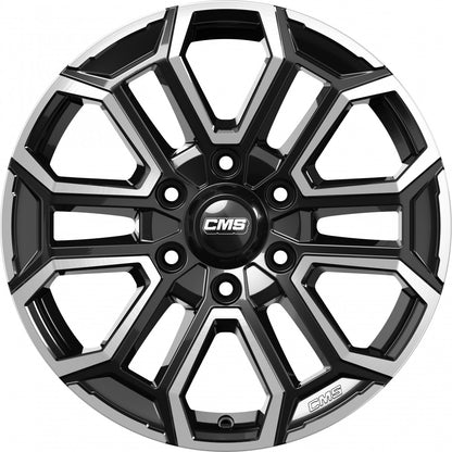 CMS C35 diamond black gloss 8x18 ET38 - LK6/139.7 ML67.1