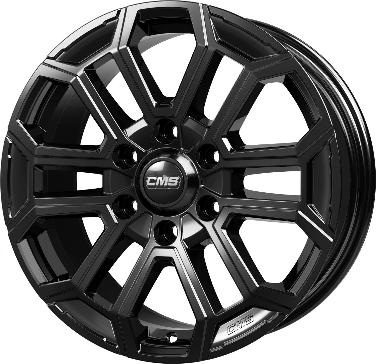 CMS C35 complete black gloss 8x18 ET53 - LK6/139.7 ML92.4