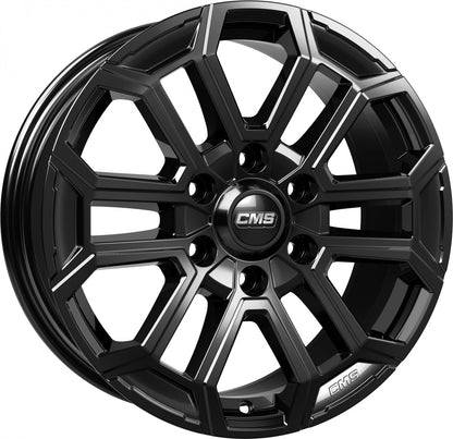CMS C35 complete black gloss 8x18 ET30 - LK6/139.7 ML100.1