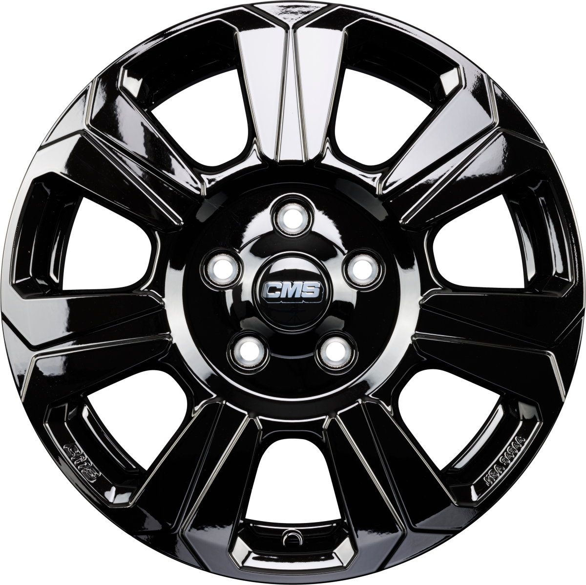 CMS C31 complete black gloss Alufelge 7.5x18 Zoll ET62 LK 5x118 ML71.1 – Bild 4