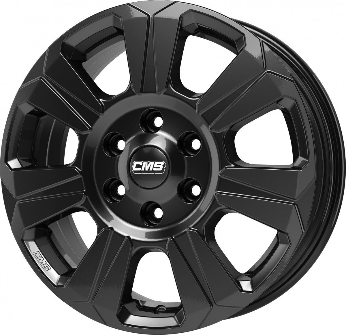 CMS C31 complete black gloss 7.5x18 ET55 - LK5/160 ML65.1