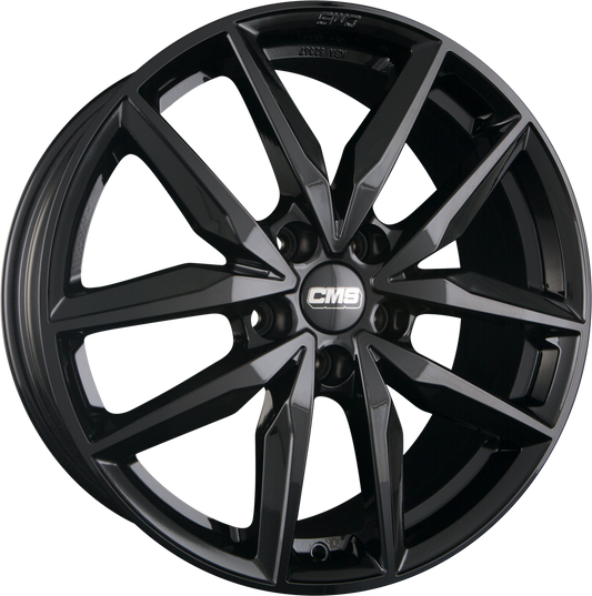 CMS C28 CBG Schwarz Glanz Alufelge 8x20 Zoll ET40 LK 5x120 ML64.1 – Bild 2