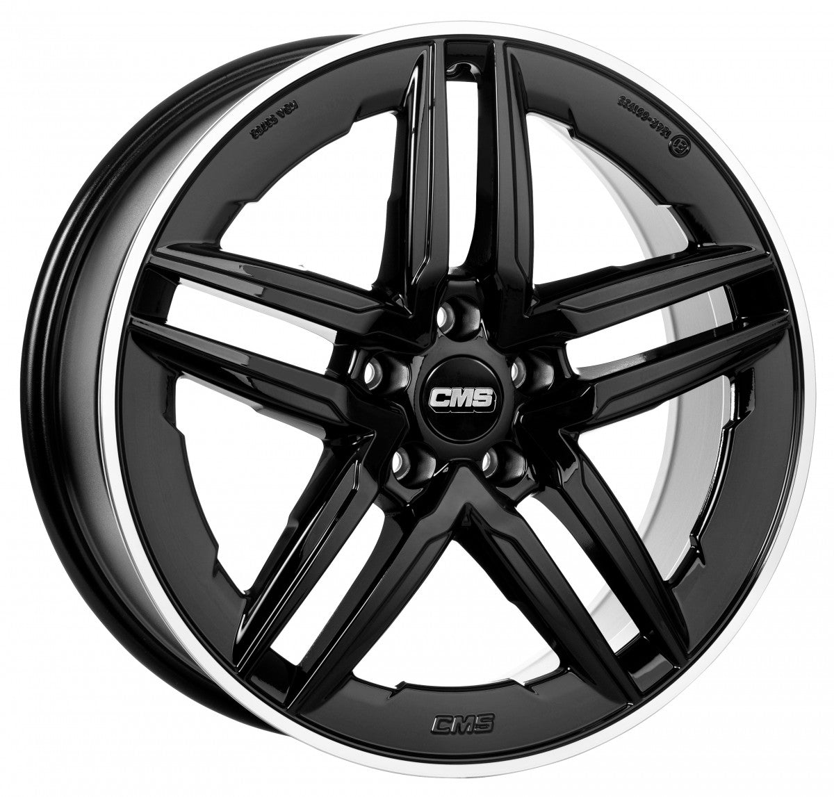 CMS C29-Aero diamond rim black 8.5x19 ET35 - LK5/112 ML66.5