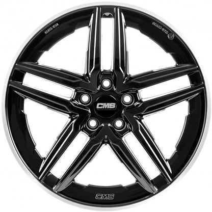 CMS C29-Aero diamond rim black 8.5x19 ET35 - LK5/112 ML66.5
