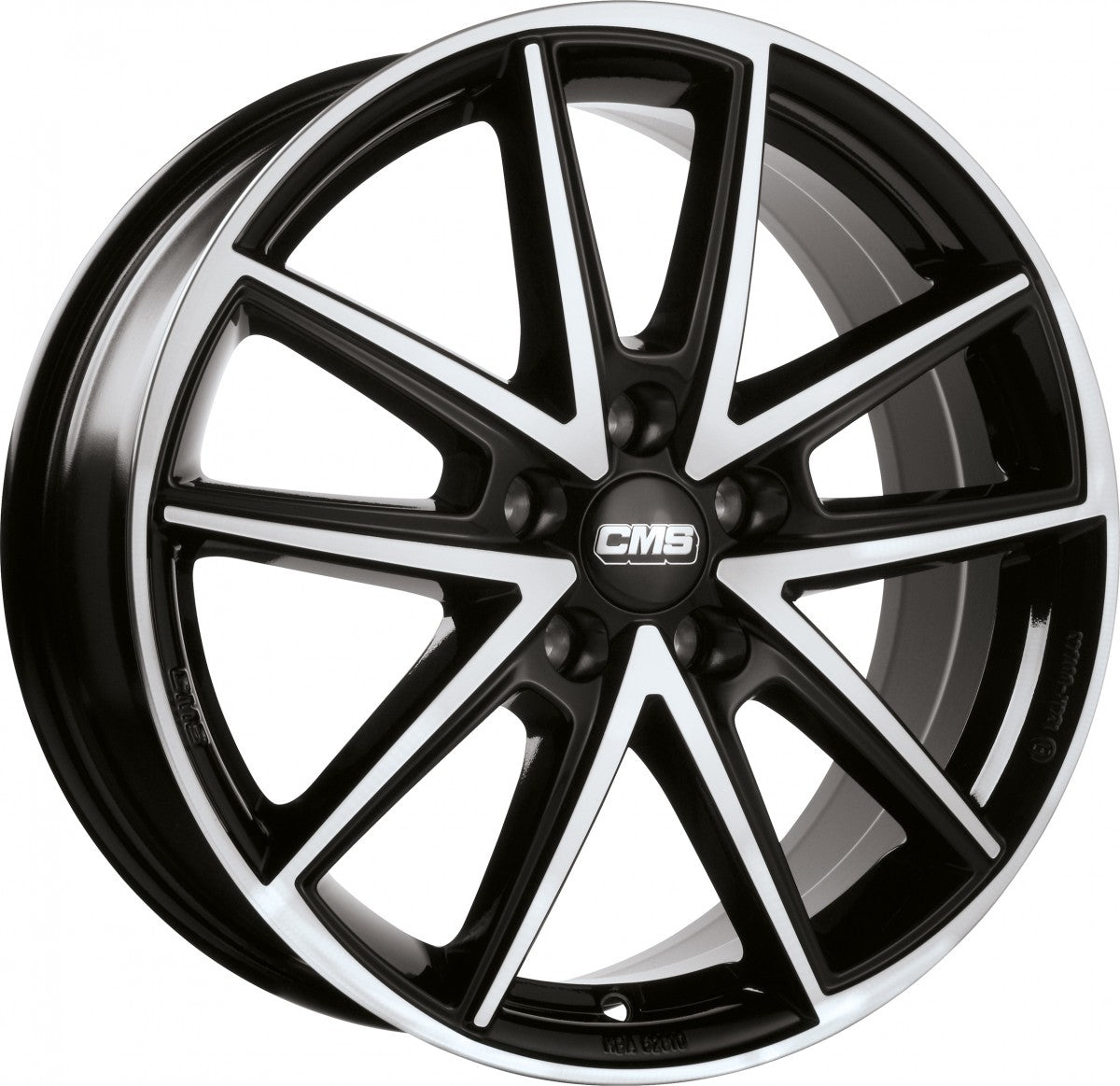 CMS C30 diamond black 7x17 ET43 - LK5/112 ML57.1