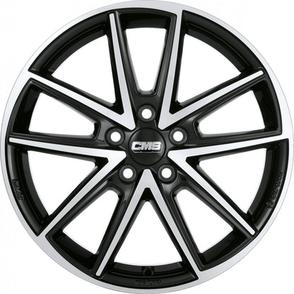 CMS C30 diamond black 7x17 ET43 - LK5/112 ML57.1