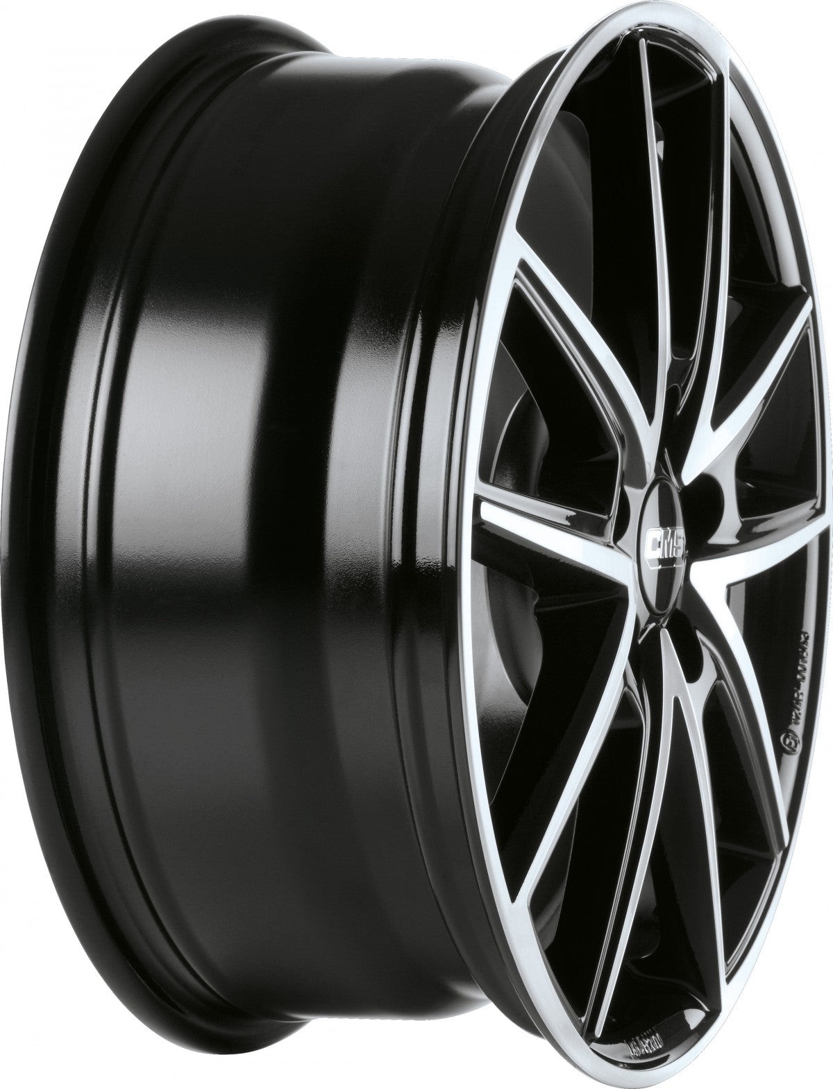 CMS C30 diamond black 7x17 ET43 - LK5/112 ML57.1