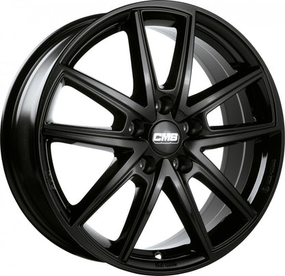 CMS C30 complete black gloss 7.5x18 ET49 - LK5/108 ML65.1