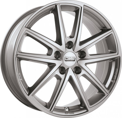 CMS C30 racing silver 7.5x18 ET49 - LK5/108 ML65.1