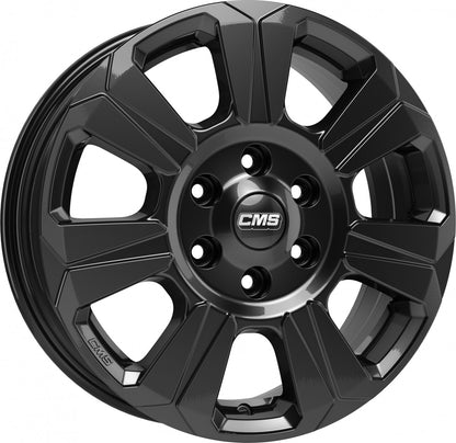 CMS C31 complete black gloss 6.5x17 ET50 - LK6/120 ML74.6
