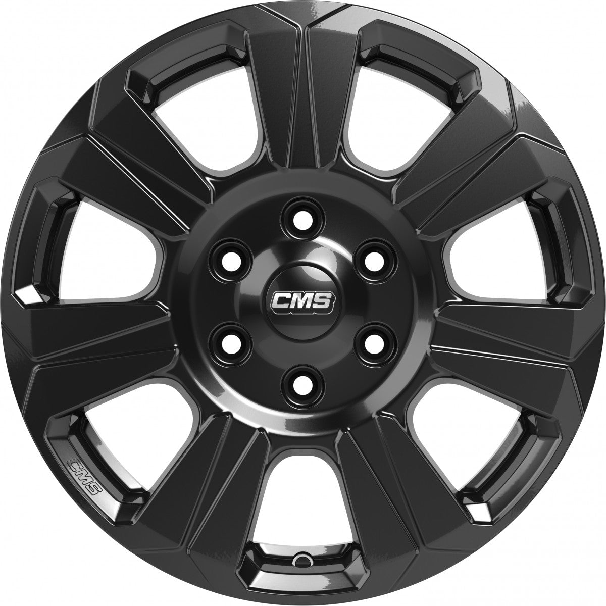 CMS C31 complete black gloss 6.5x17 ET50 - LK6/120 ML74.6