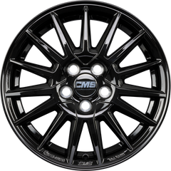 CMS C23 CBG Schwarz Glanz Alufelge 8x19 Zoll ET42 LK 5x108 ML63.4