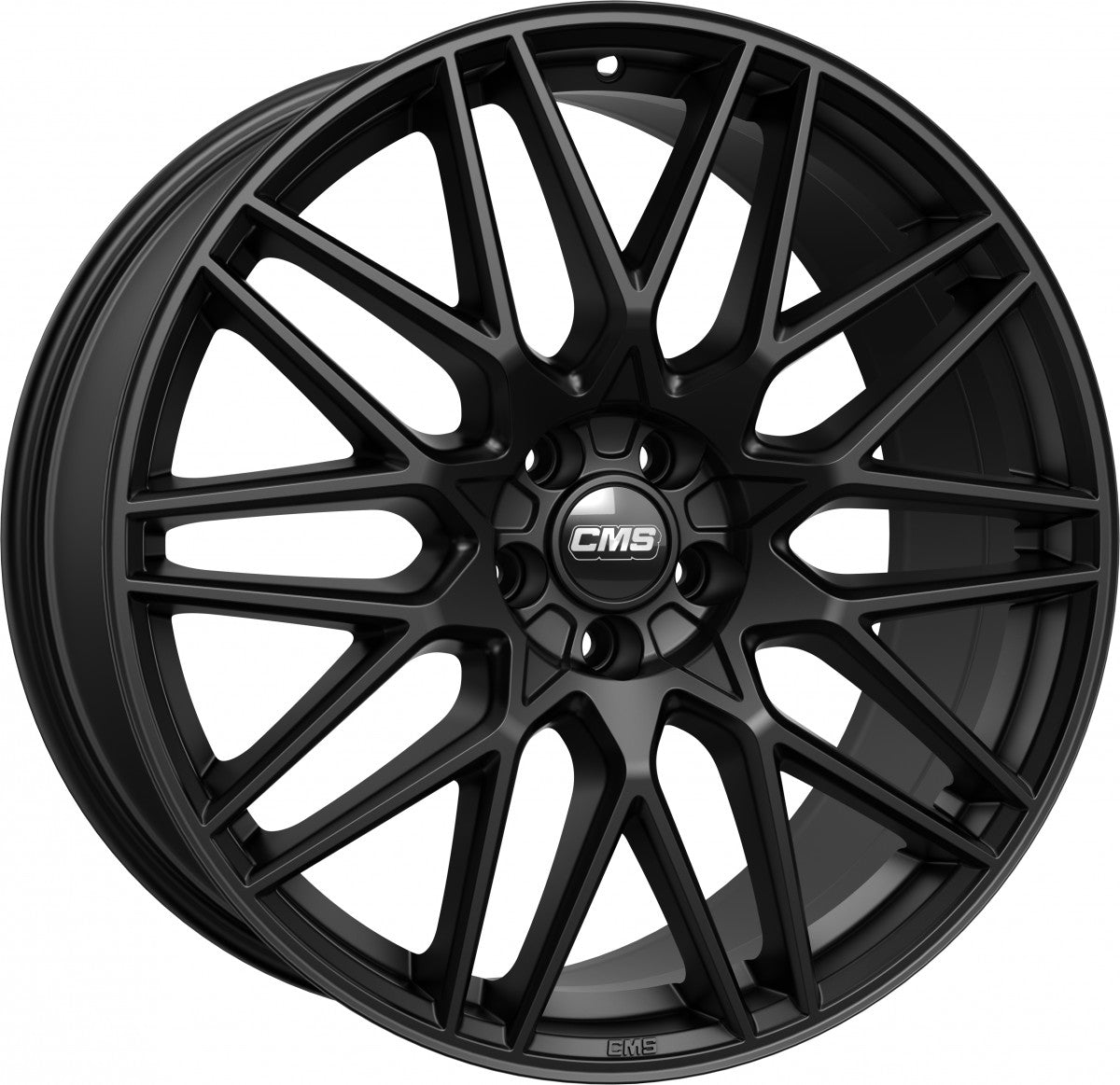 CMS C25 complete matt black 8x19 ET45 - LK5/112 ML66.5