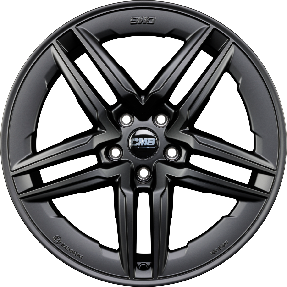 CMS C29 Aero MB Schwarz Matt Alufelge 8x19 Zoll ET58 LK 5x120 ML65.1