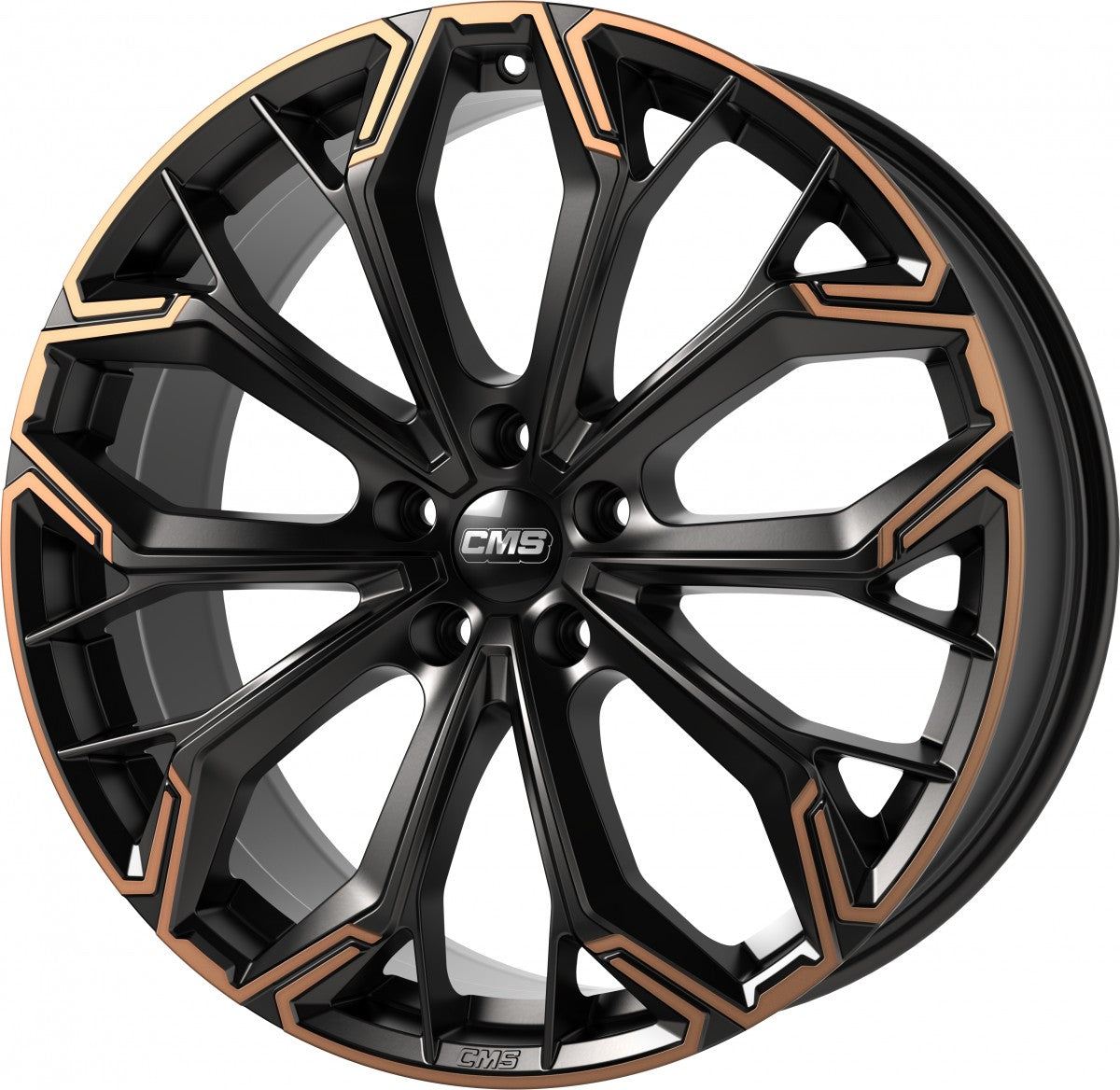 CMS C37 part diamond black copper 8.5x20 ET43.1 - LK5/112 ML66.5