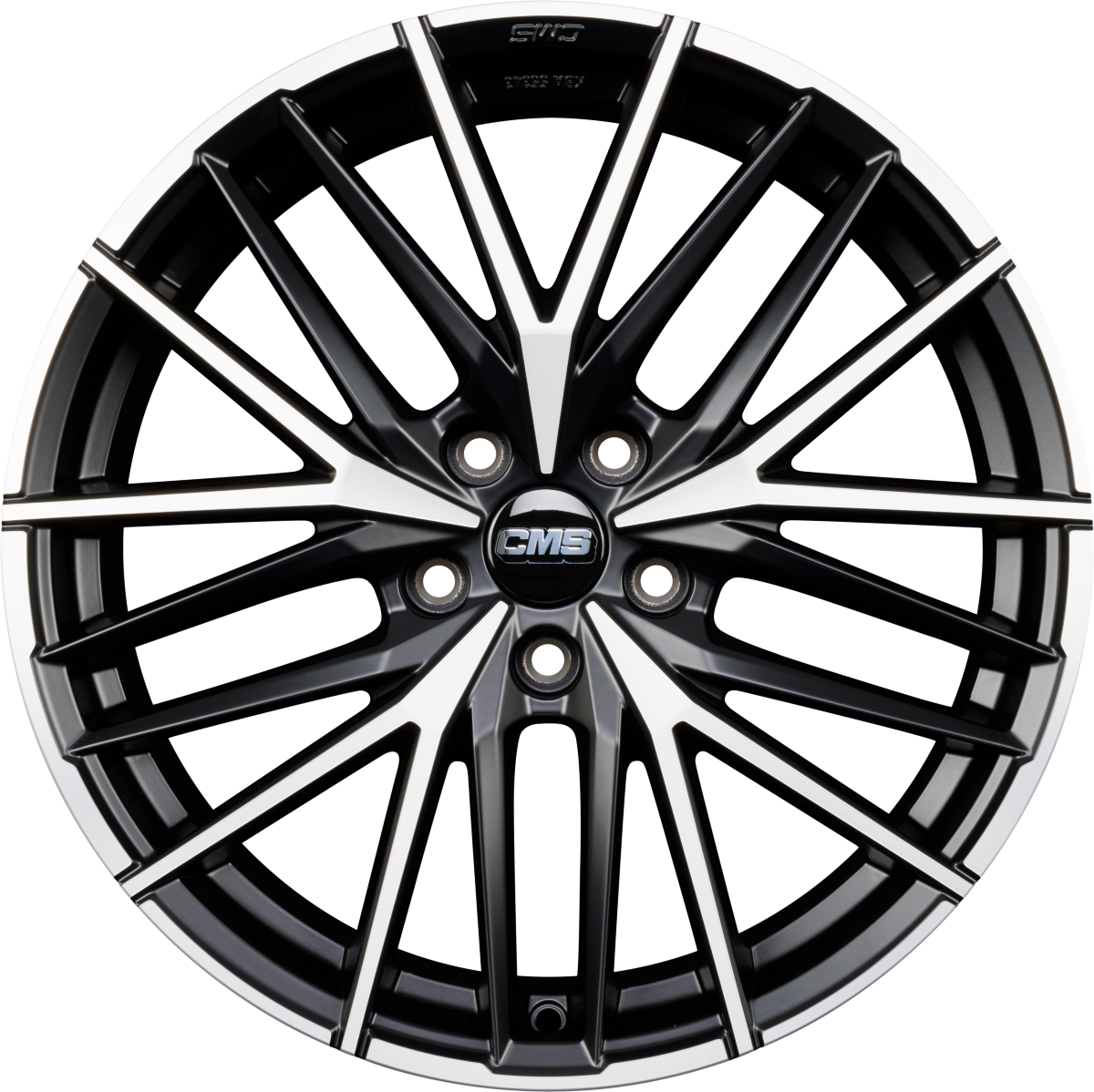 CMS C36 diamond matt black Alufelge 9.5x21 Zoll ET42 LK 5x112 ML72.6 – Bild 4