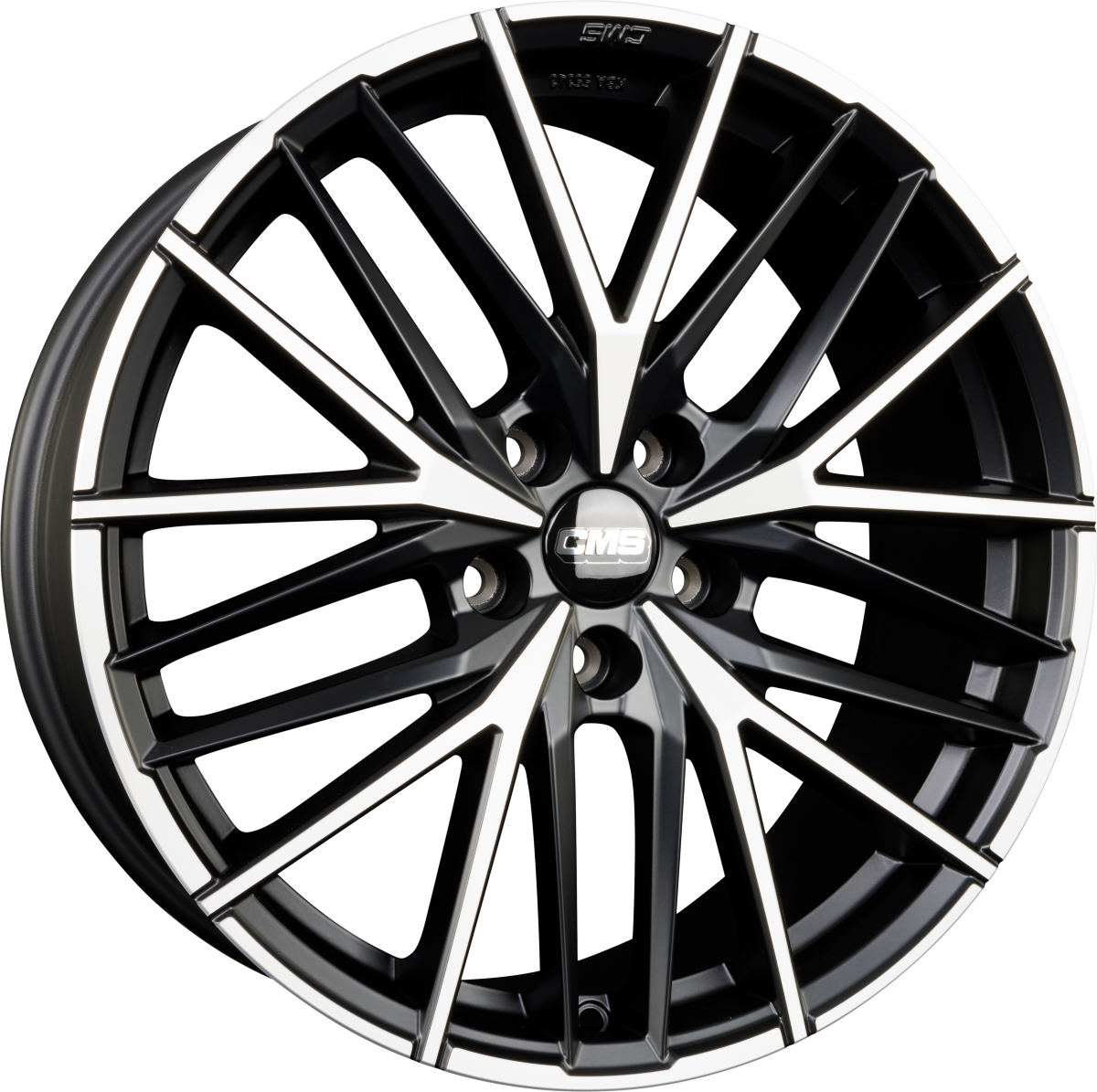 CMS C36 diamond matt black Alufelge 9.5x21 Zoll ET42 LK 5x112 ML72.6 – Bild 5