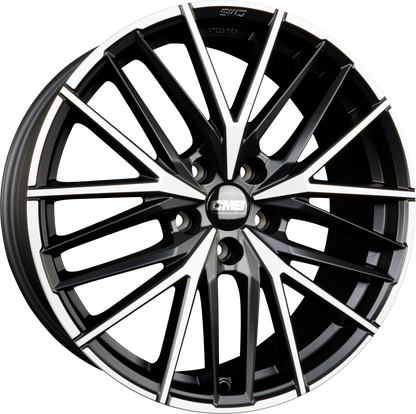 CMS C36 diamond matt black Alufelge 9.5x21 Zoll ET42 LK 5x112 ML72.6 – Bild 5
