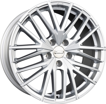 CMS C36 racing silver Alufelge 8x18 Zoll ET50 LK 5x112 ML66.5 – Bild 5