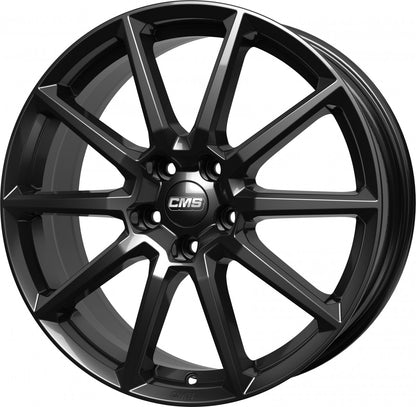 CMS C39 complete black gloss 7.5x18 ET40 - LK5/112 ML66.5