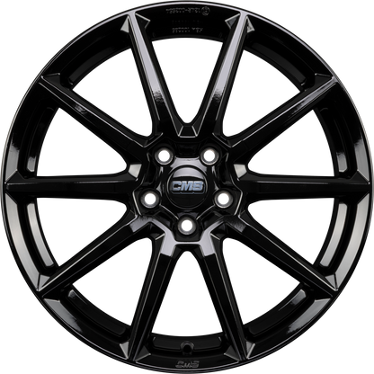 CMS C39 CBG Schwarz Glanz Alufelge 7.5x19 Zoll ET42 LK 5x108 ML65.1