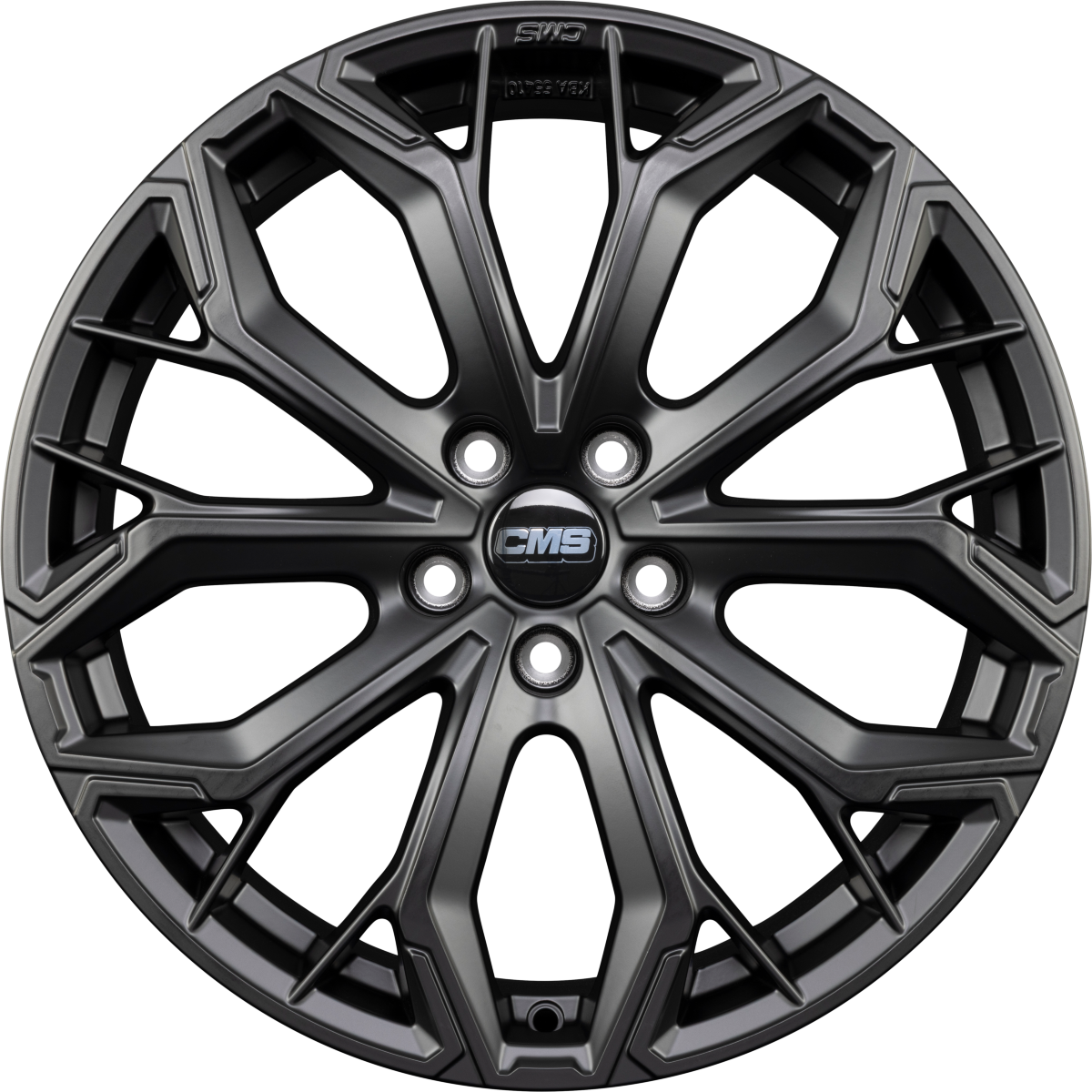 CMS C37 matt black Alufelge 8.5x20 Zoll ET43.1 LK 5x112 ML66.5 – Bild 4