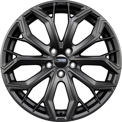 CMS C37 matt black Alufelge 8.5x20 Zoll ET43.1 LK 5x112 ML66.5 – Bild 4