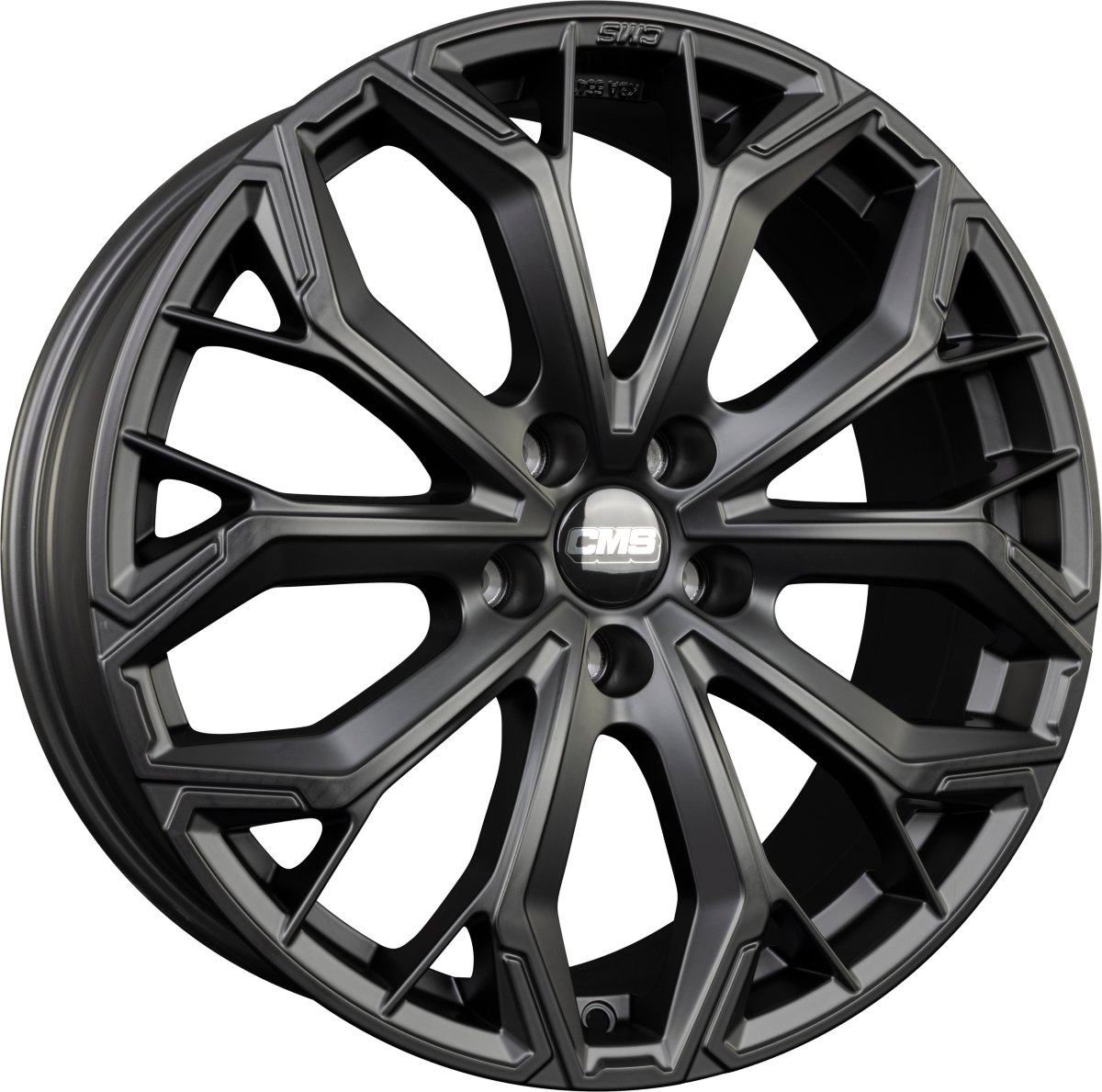 CMS C37 matt black Alufelge 8.5x20 Zoll ET43.1 LK 5x112 ML66.5 – Bild 5