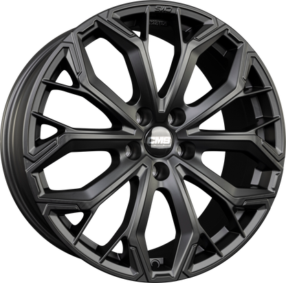CMS C37 matt black Alufelge 8.5x20 Zoll ET43.1 LK 5x112 ML66.5 – Bild 5