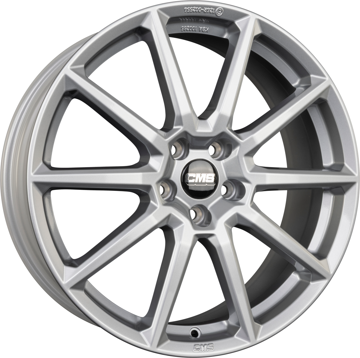 CMS C39 racing silver Alufelge 7x17 Zoll ET51 LK 5x100 ML57.1 – Bild 5