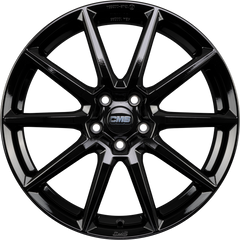 CMS C39 CBG Schwarz Glanz Alufelge 7x17 Zoll ET35 LK 5x114.3 ML66.1