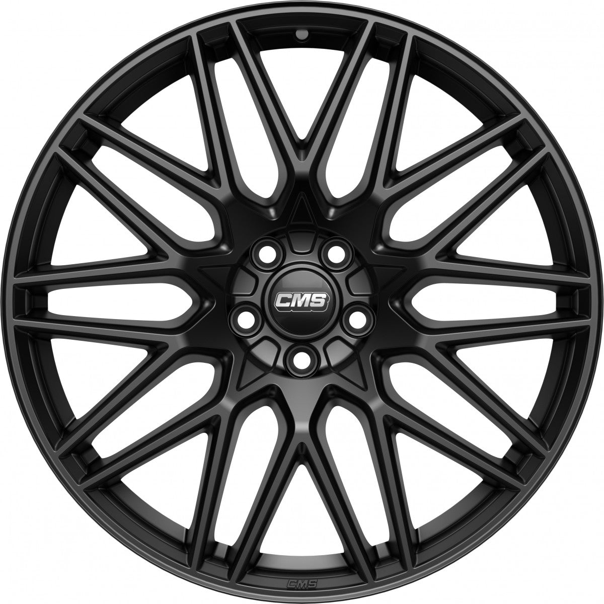 CMS C25 complete matt black 8.5x21 ET30.1 - LK5/112 ML66.5