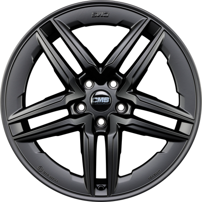 CMS C29-Aero complete black matt Alufelge 8.5x19 Zoll ET40 LK 5x112 ML57.1 – Bild 4