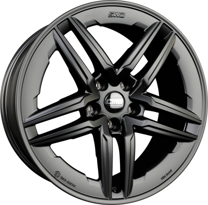 CMS C29-Aero complete black matt Alufelge 8.5x19 Zoll ET40 LK 5x112 ML57.1 – Bild 5