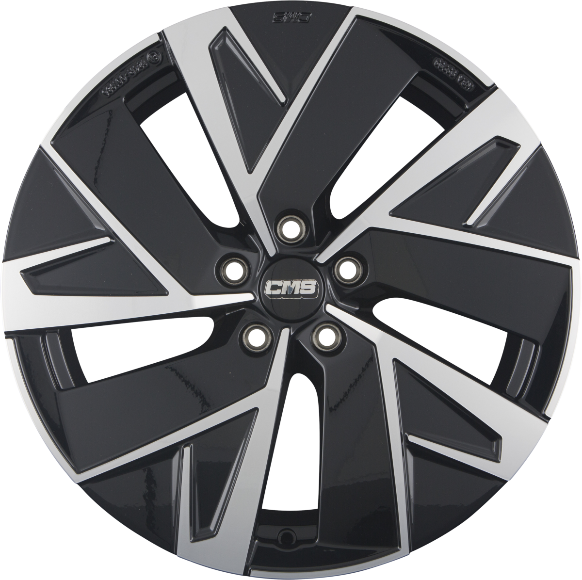 CMS C32-Aero diamond black Alufelge 8x19 Zoll ET45 LK 5x120 ML64.1 – Bild 8