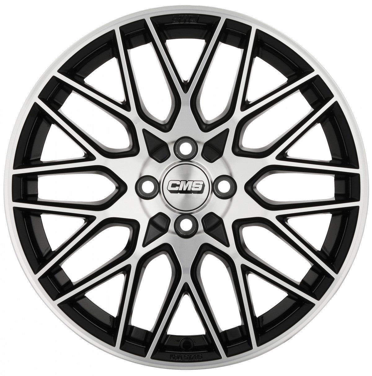 CMS C25 diamond black 10x20 ET45 - LK5/112 ML66.5