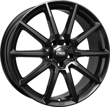 CMS C39 complete black gloss 6.5x18 ET42 - LK5/112 ML66.5