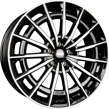 CMS C38 diamond black gloss Alufelge 8.5x19 Zoll ET38 LK 5x112 ML57.1 – Bild 5