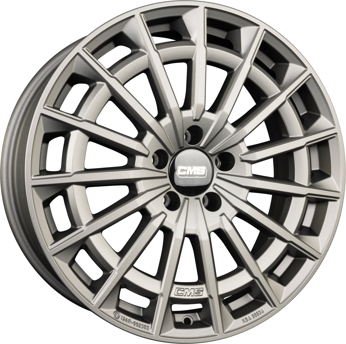 CMS C38 titanium matt Alufelge 8x18 Zoll ET32.5 LK 5x112 ML66.5 – Bild 2
